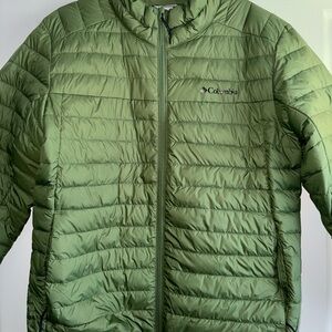 Columbia Silver Falls Green Puffer Jacket